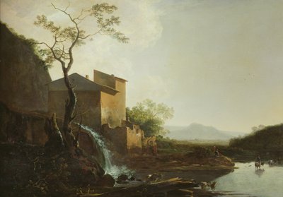 Landschap met Watermolen door Jan Asselyn