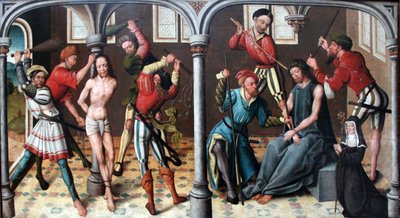 Geseling en de kroning met doornen door Jan Baegert