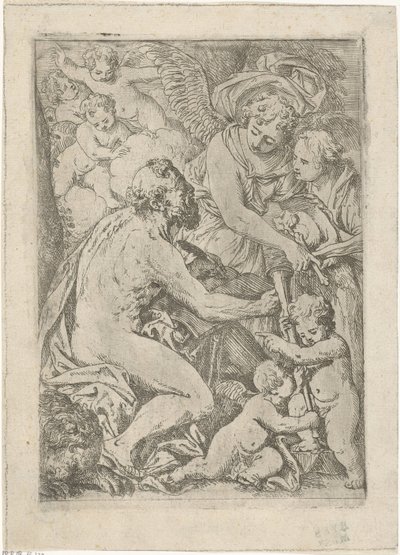 H. Hieronymus door Jan Baptist Herregouts