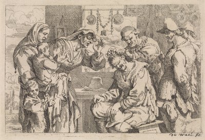 De dorpschirurgijn door Jan Baptist de Wael