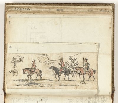 Javaanse cavalerie door Jan Brandes