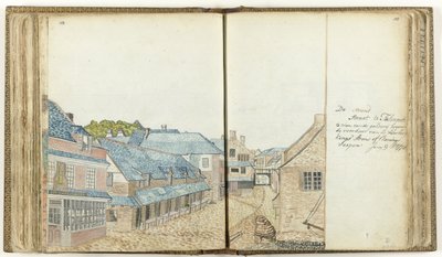Strandstraat te Falmouth door Jan Brandes