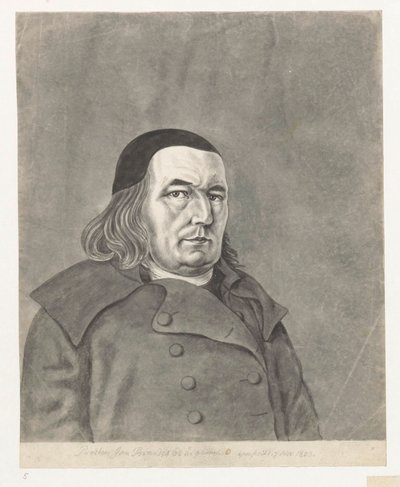 Zelfportret Jan Brandes 1803 door Jan Brandes