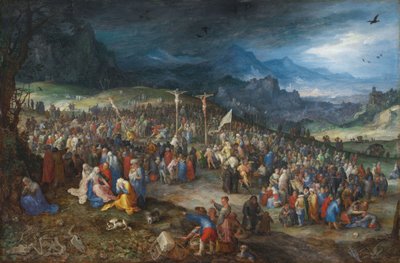 Duits: Calvary Calvary door Jan Brueghel the Elder