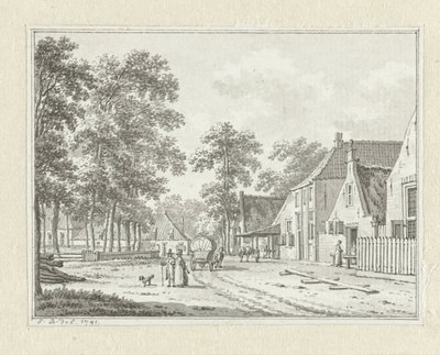 Gezicht te Gapinge door Jan Bulthuis