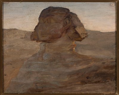 De sfinx in de avond. Van een reis naar Egypte door Jan Ciągliński