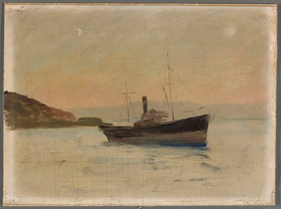 Schip op de Zwarte Zee. Van een reis naar Constantinopel door Jan Ciągliński