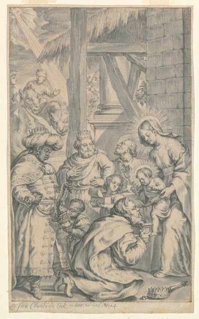 Aanbidding van de Wijzen door Jan Claudius de Cock