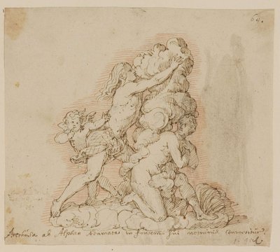 Alphaeus en Arethusa door Jan Claudius de Cock