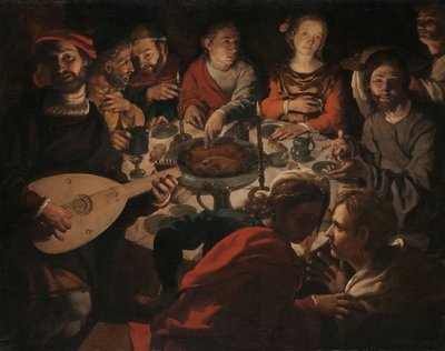 De bruiloft te Kana, ca.1530-32 door Jan Cornelisz Vermeyen