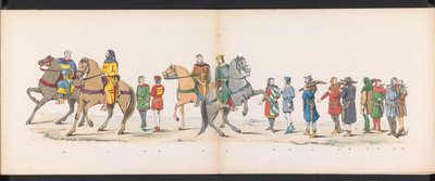Maskerade van de Leidse studenten, 1865 (plaat 10) door Jan Daniël Cornelis Carel Willem baron de Constant Rebecque