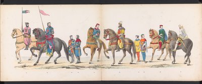 Maskerade van de Leidse studenten, 1865 (plaat 12) door Jan Daniël Cornelis Carel Willem baron de Constant Rebecque