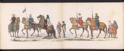 Maskerade van de Leidse studenten, 1865 (plaat 14) door Jan Daniël Cornelis Carel Willem baron de Constant Rebecque