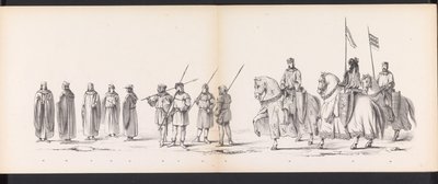 Maskerade van de Leidse studenten, 1865 (plaat 3) door Jan Daniël Cornelis Carel Willem baron de Constant Rebecque