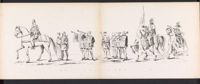 Maskerade van de Leidse studenten, 1865 (plaat 6) door Jan Daniël Cornelis Carel Willem baron de Constant Rebecque