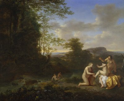 Landschap met nimfen door Jan Dirksz Both
