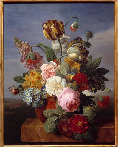 Bloemen in een Vaas door Jan Frans van Dael