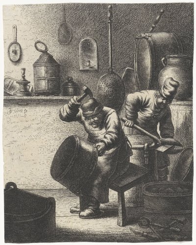 Koperslager door Jan Gillisz. van Vliet
