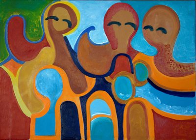 Meisjes aan de Rivieroever, 2009 door Jan Groneberg