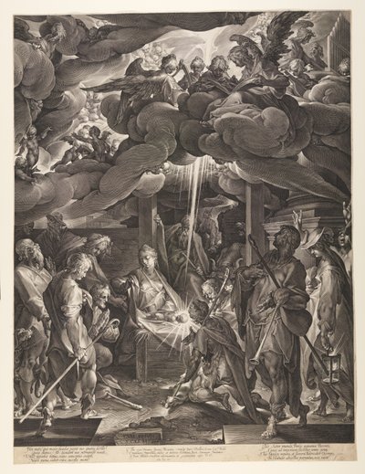 Aanbidding van de herders door Jan Harmensz. Muller