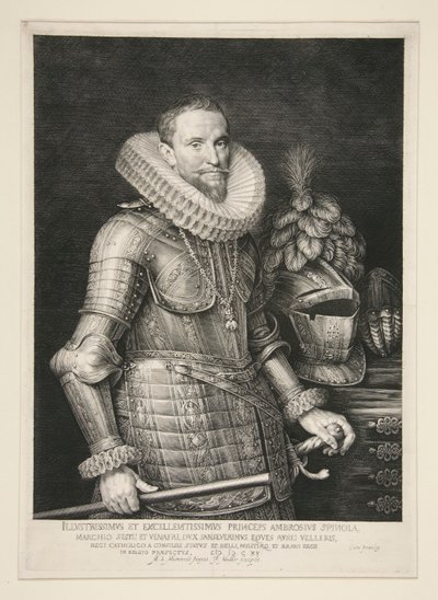 Ambrogio, Markies van Spinola (1569-1630) door Jan Harmensz. Muller