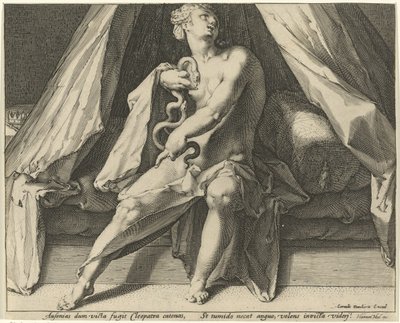 Dood van Cleopatra door Jan Harmensz. Muller