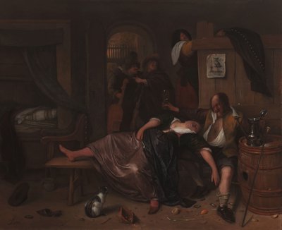 Het dronken paar door Jan Havicksz. Steen