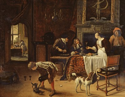 Gemakkelijk gekomen, gemakkelijk gegaan, 1661 door Jan Havickszoon Steen