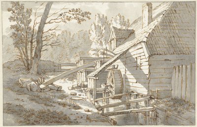 Watermolen door Jan Hulswit