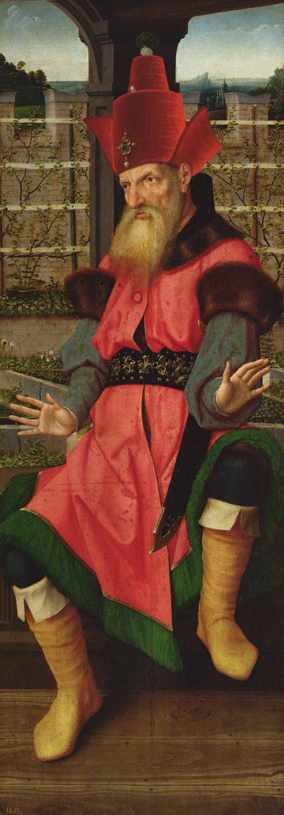 De profeet Zacharias door Jan II Provost