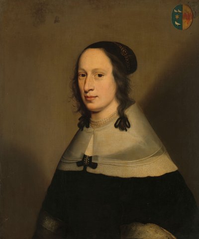 Portrait of Sophia van Overmeer door Jan Jansz Westerbaen