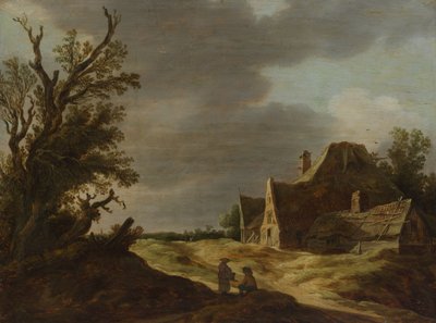 Zandweg met een Boerderij, 1627 door Jan Josephsz van Goyen