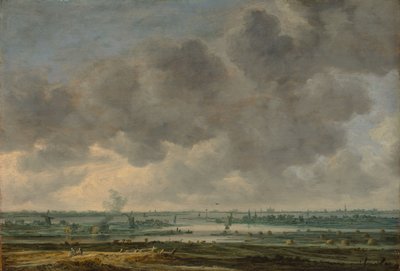 Gezicht op Haarlem en de Haarlemmermeer door Jan Josephsz van Goyen
