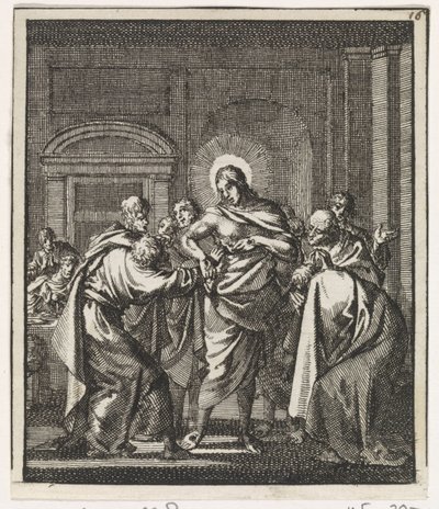 Ongelovige Tomas door Jan Luyken
