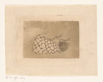 Muis, schelp en distel door Jan Mankes (signed by artist)