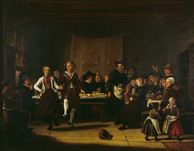 Boerenbruiloft door Jan Massys or Metsys