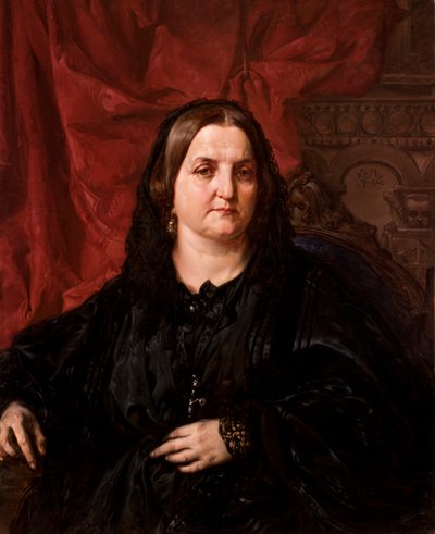 Portret van Paulina Giebułtowska door Jan Matejko
