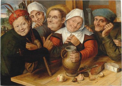 Een vrolijk gezelschap door Jan Matsys