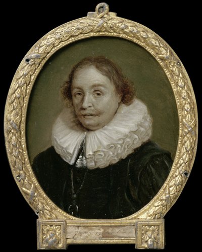 Portret van Pierius Winsemius, professor in retorica en geschiedenis in Franeker door Jan Maurits Quinkhard