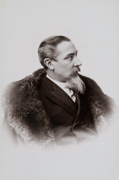 Portret van de Schilder Henryk Siemiradzki door Jan Mieczkowski