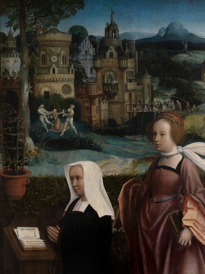 Detail (Donor met Sint Nicolaas en Donor