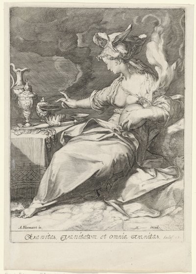 Allegorie op de vergankelijkheid (Vanitas) door Jan Saenredam