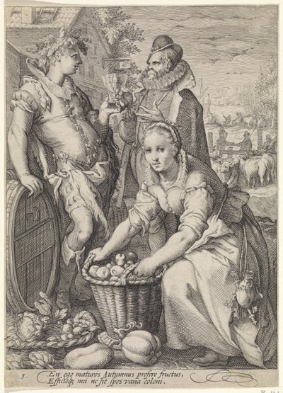 Herfst door Jan Saenredam
