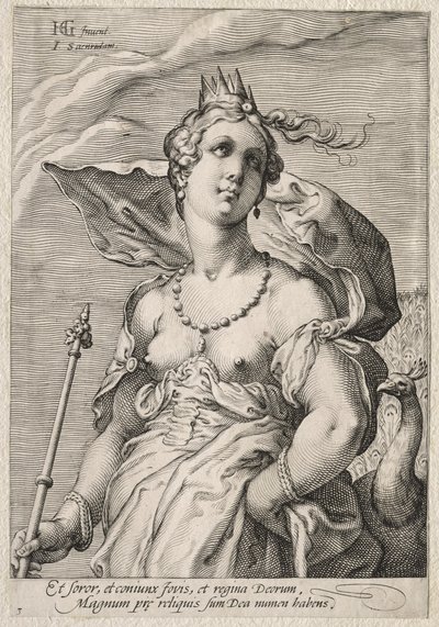 Juno, c. 1595 door Jan Saenredam