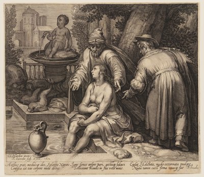 Susanna en de Ouderen door Jan Saenredam