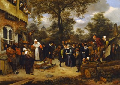 Dorpshuwelijken door Jan Steen