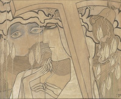 Verlangen en Tevredenheid, 1893 door Jan Toorop