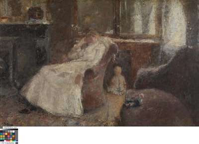 Nederlands: Annie Hall in Lissadell, Kenley Vrouw_in_Wit door Jan Toorop