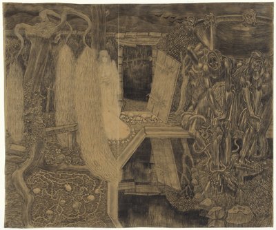 De Oude Tuin der Weeën door Jan Toorop