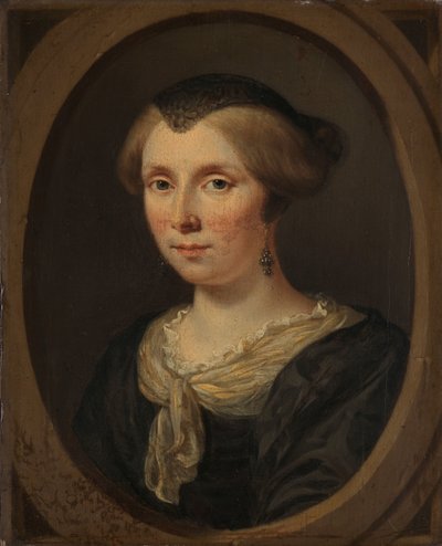 Portret van Margaretha Verkolje, vrouw van Reinier Couturier door Jan Verkolje (I)